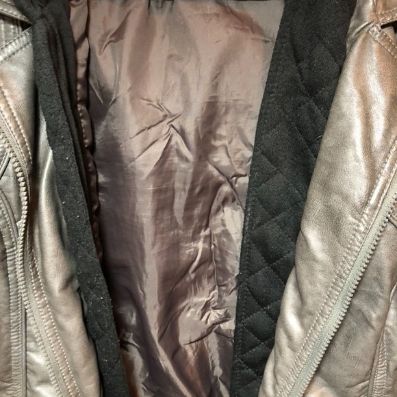 Medium Womens Kismet Faux Leather Jacket - Picture 5 of 10